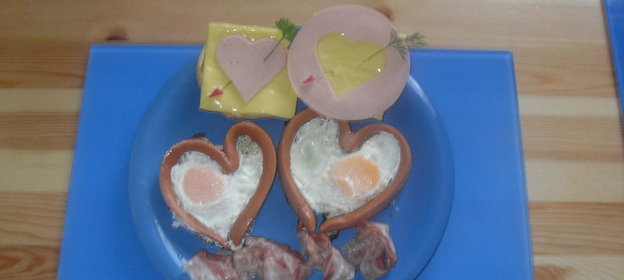 яичница на завтрак