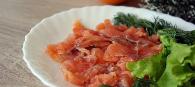 Слабосоленая форель