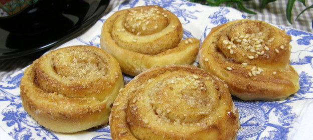 Булочка-рулет с корицей (3)