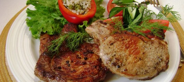 Свинина в базиликовом маринаде