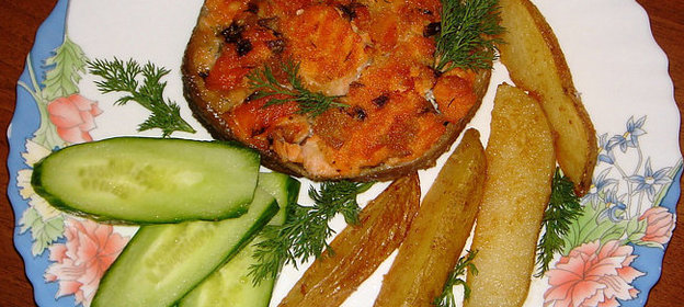 Стейк форели