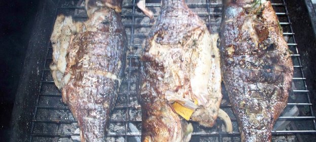 Рыба на углях мой вариант маринада