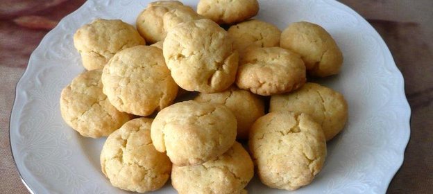 Постное кукурузное печенье