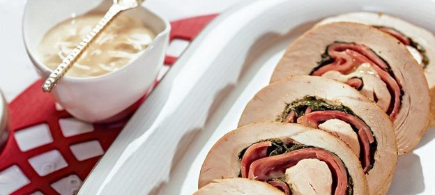 Фаршированная грудка индейки