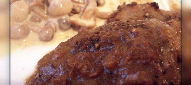 Стейки с ЭКЗОТИЧЕСКИМ СОУСОМ - Эх, жуй кокосы, ешь бананы!