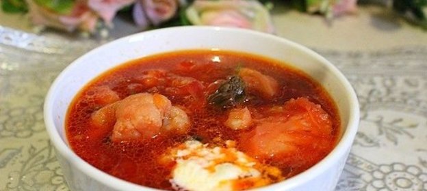 Борщ из цветной капусты