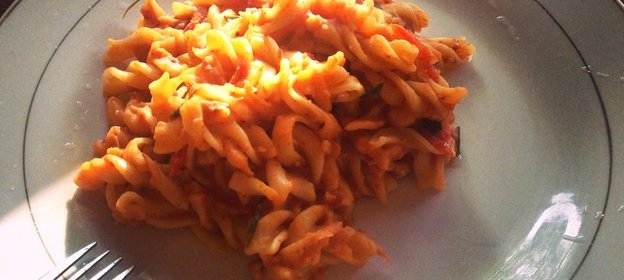 Паста с белой фасолью