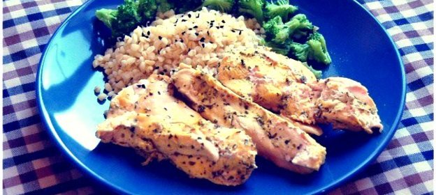 Куриное филе в апельсиновом маринаде