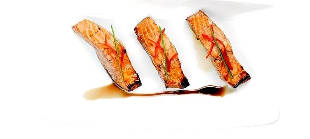 Филе лосося в маринаде с наршарабом