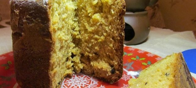 Творожный кекс в хлебопечке