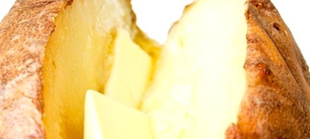 Запеченный картофель с морской солью