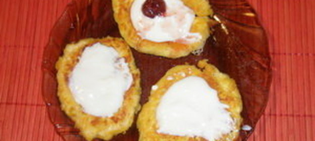 Овсяные оладьи с морковью