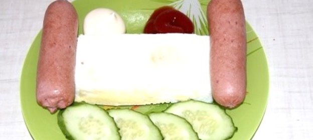 Яичница на пару в мультиварке