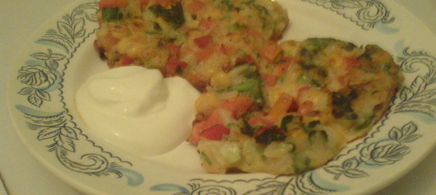 Рисово-овошные оладьи-биточки