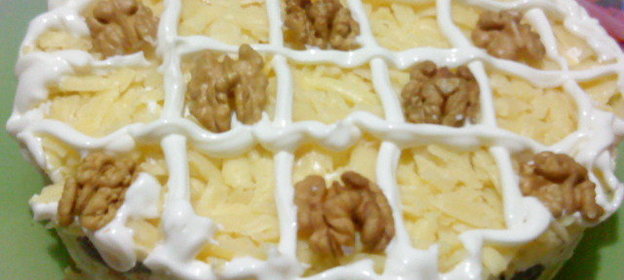 Салат многослойный(вариант )