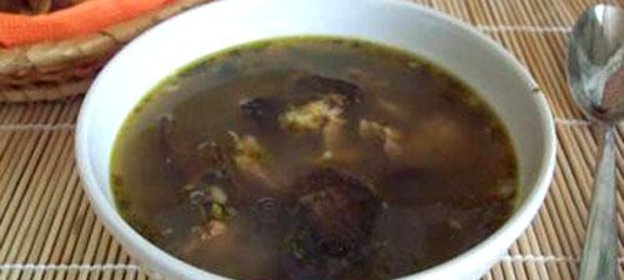 Кислые щи с грибами