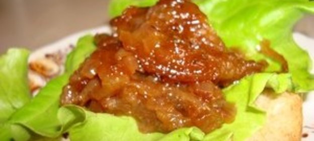 Сладкий луковый соус