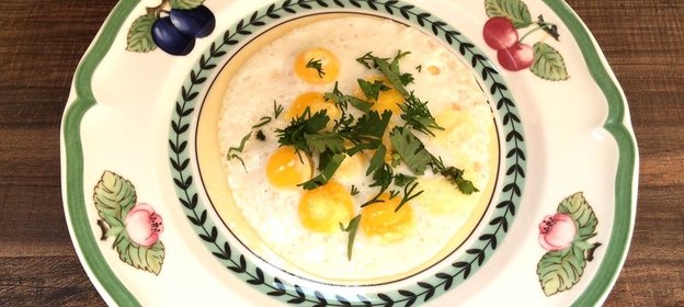 Яичница-глазунья из перепелиных яиц