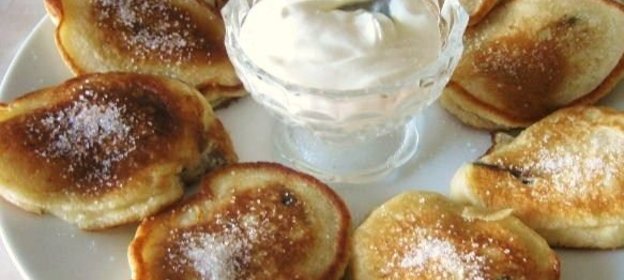 Оладьи с черносливом