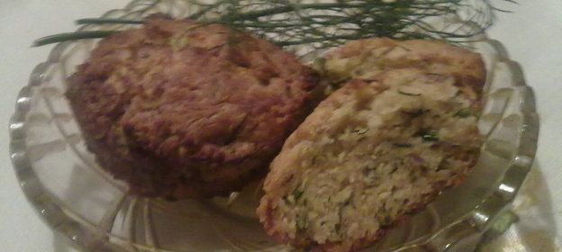 Сырные кексы с укропом и тмином