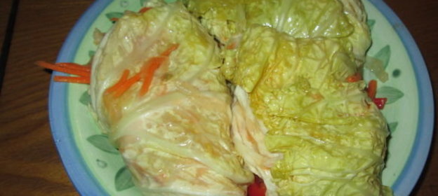 Маринованные голубцы по-корейски