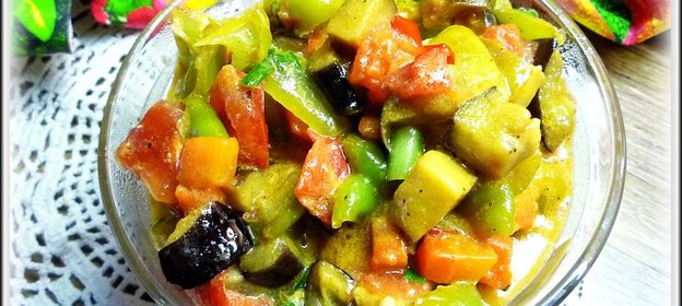 Овощи в сливочно-соевом соусе