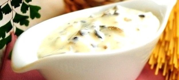 Сливочно-грибной соус