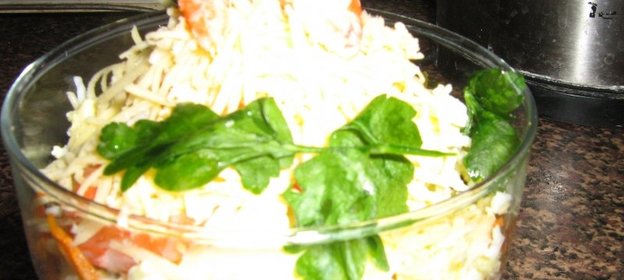 Салат Хозяйка морской горы