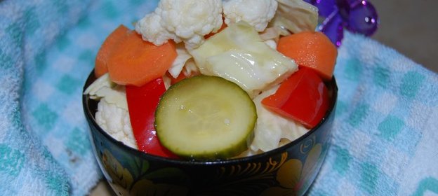 овощи в кисло-сладком маринаде по японски