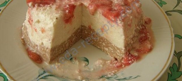 Желе творожное