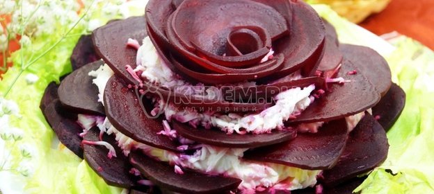 Салат из индейки и манго