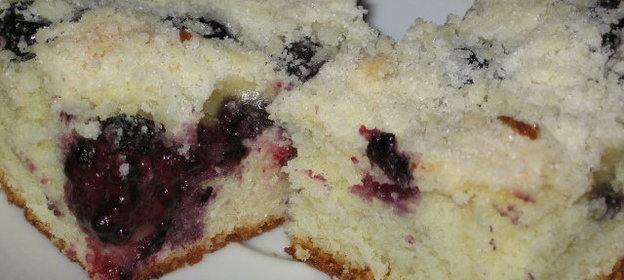 Пирог с черникой к кофе от Джанет