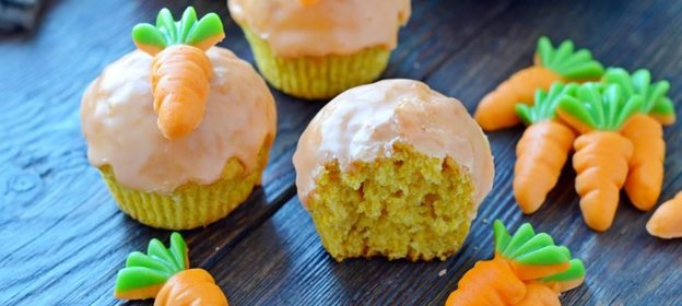 Морковные кексы