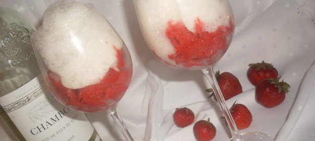 Клубничный Granite с нежным Zabaione