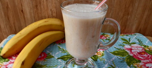 Смузи Банан с мёдом