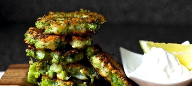 Оладьи из брокколи