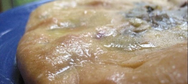 Лепешки с сыром и мангольдом