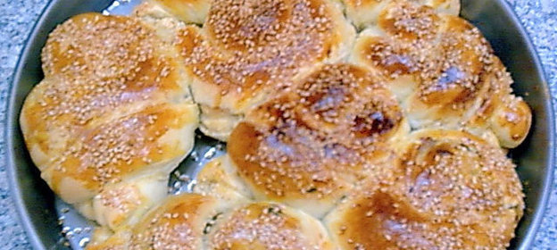 Булочки узелочки с начинкой