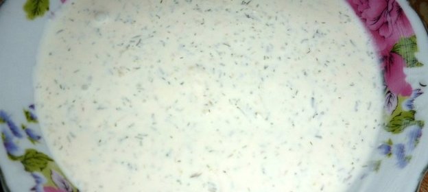 Соус из огурцов и майонеза