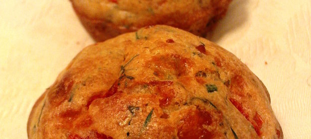 Маффины сырные с грилованым перцем