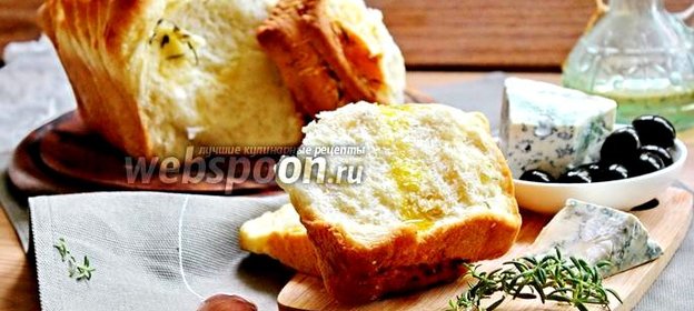 Хлеб «Гармошка» с сыром, розмарином и чесноком