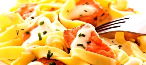 Паста с семгой