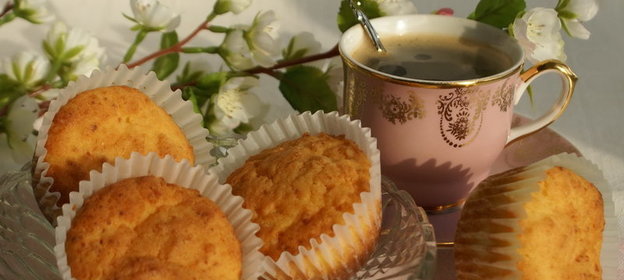 Творожно-лимонные маффины