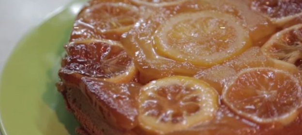 Лимонный кекс-перевертыш