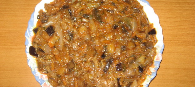 Овощи тушенные с шампиньонами