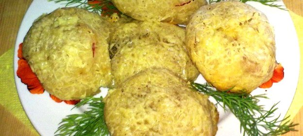 Пикантные булочки с начинкой