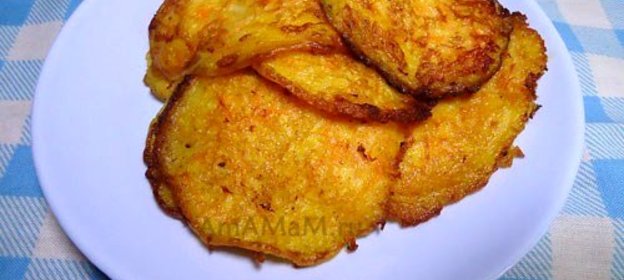 Оладьи из кабачков с морковью