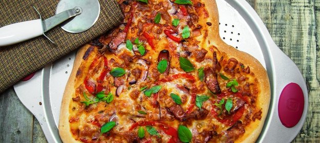 Пицца-валентинка