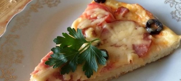 Пышная пицца