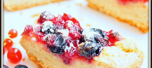 Песочное печенье «Ягодные батончики»